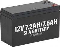 12 Volt 7.2AH / 7.5AH SLA Battery F1 Terminal