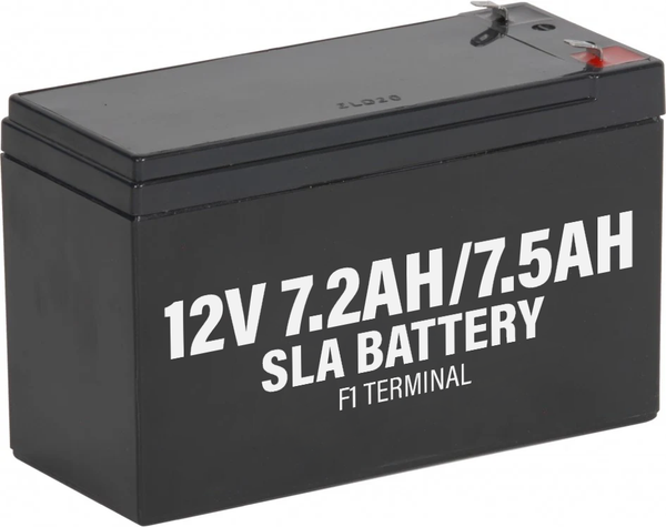 12 Volt 7.2AH / 7.5AH SLA Battery F1 Terminal