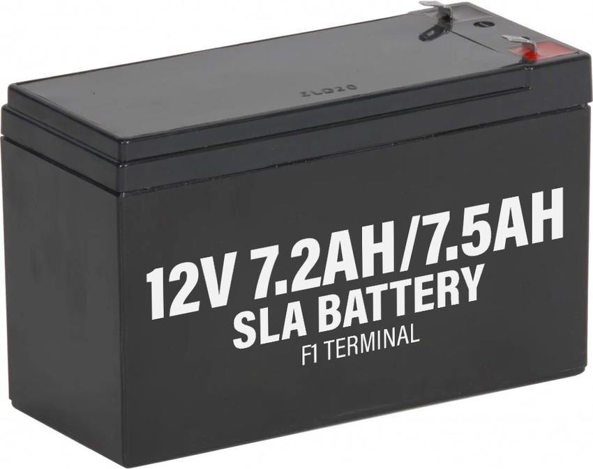 12 Volt 7.2AH / 7.5AH SLA Battery F1 Terminal