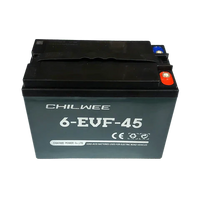CH-6-EVF-45 : 12V 45AH Scooter Battery (Replaces 6-EVF-52)