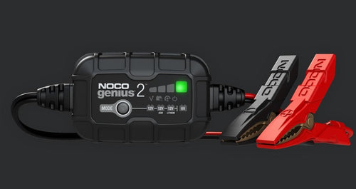 NO-GENIUS2 : Noco 2-Amp Battery Charger, Battery Maintainer, and Battery Desulfator - AGM & Lithium