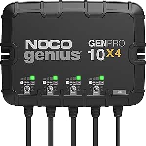 NO-GENPRO10X4 : 4 Bank 40 Amp On Board Charger