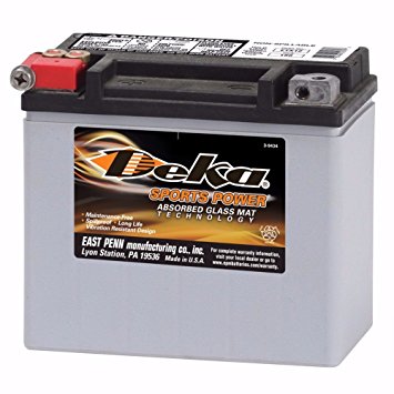 PC-ETX12 : Deka 12V ETX Powersports AGM 180CCA