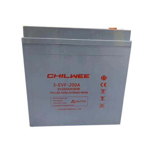 3-EVF-200A : Chilwee 6V 200AH Gel Deep Cycle Battery