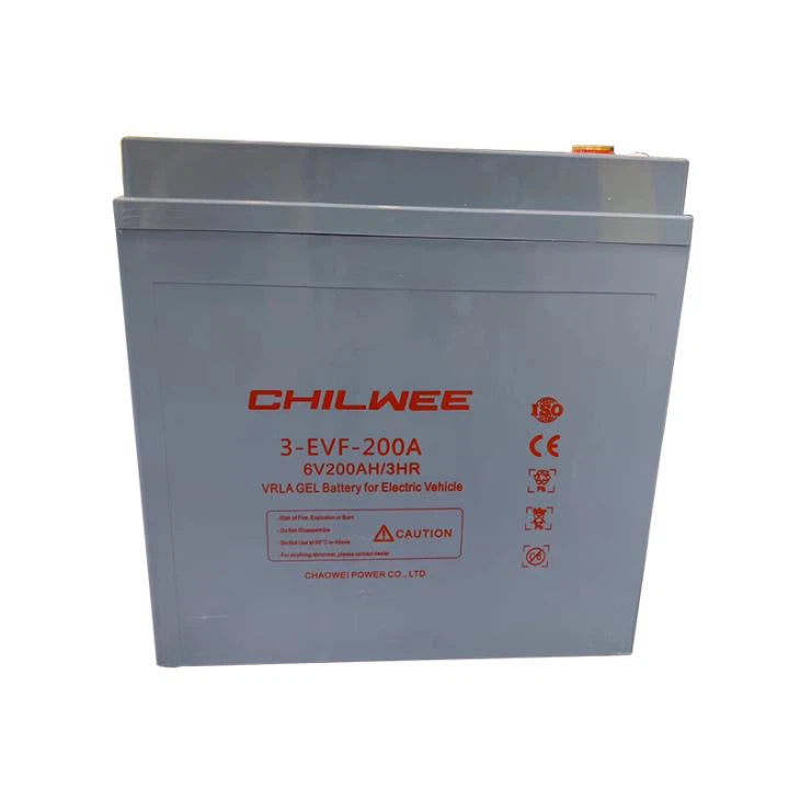 3-EVF-200A : Chilwee 6V 200AH Gel Deep Cycle Battery