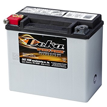 PC-ETX16 : Deka 12V ETX Powersports AGM 325CCA 19AH