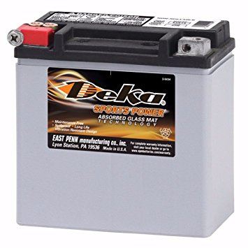 PC-ETX14 : Deka 12V ETX Powersports AGM 220 CCA 12AH