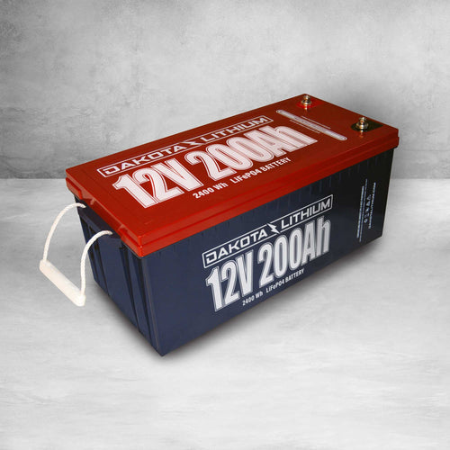 DL-12V200AH : DAKOTA LITHIUM 200 AH 12V LIFEPO4 DEEP CYCLE BATTERY