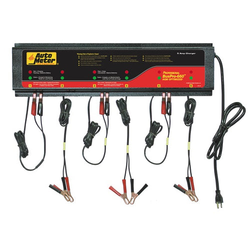 AM-BUSPRO-660 : Autometer 6 Channel 5 Amp Mutliple Charger