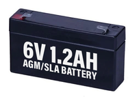 Enerwatt 6 Volt 1.2AH AGM Battery