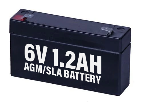 WP1.3-6 : Enerwatt 6 Volt 1.2AH AGM Battery