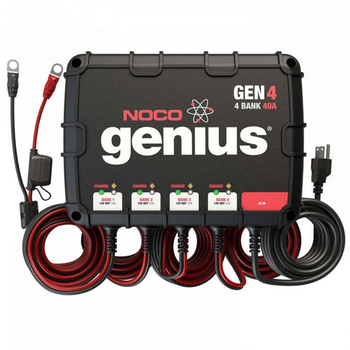 NO-GEN4 : Noco 40 Amp 4 Bank Onboard Battery Charger