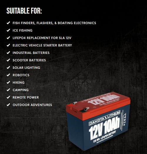 DAKOTA LITHIUM 12V 10AH BATTERY image 1