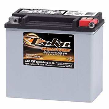 PC-ETX16L : Deka 12V ETX Powersports AGM 325CCA 19AH