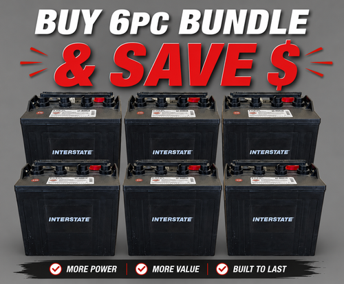 Interstate 36V Golf Cart Battery Set