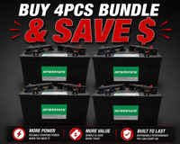 Interstate 48V Golf Cart Battery Set