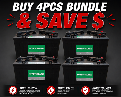 Interstate 48V Golf Cart Battery Set