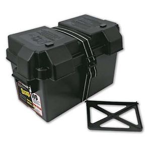 QC-120173-001 : Gr 24 - 31 Adjustable Snap Top Battery Box - Black