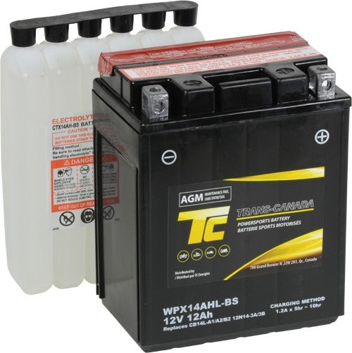 WPX14-AHL-BS Powersport Battery