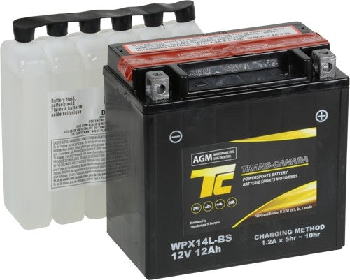 WPX14L-BS Powersport Battery