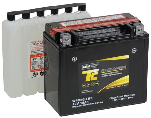 WPX20H-BS Powersport Battery