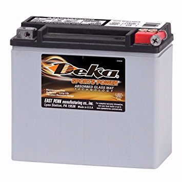 PC-ETX20L : Deka 12V ETX Powersports AGM 310CCA 17.5AH