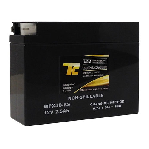 WPX4B-BS BATT MOTO 12 V 2.3AH SEALED