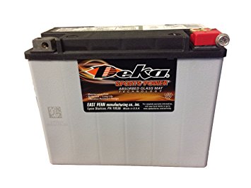 PC-ETX18L : Deka 12V ETX Powersports AGM 340CCA 20AH