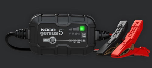 NO-GENIUS5 : Noco 5-Amp Battery Charger, Battery Maintainer, and Battery Desulfator - AGM & Lithium
